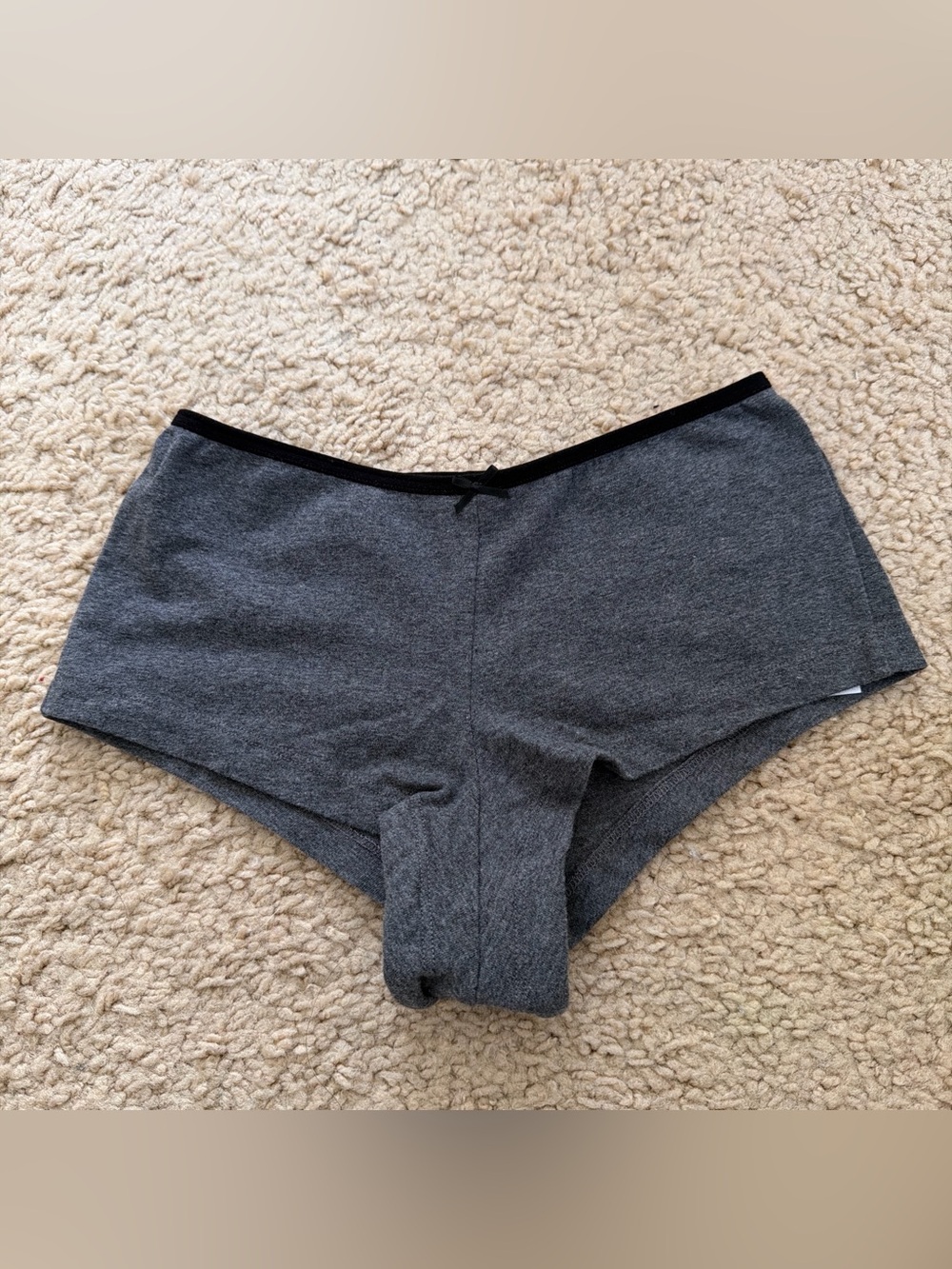 Brandy melville gray bow boxer shorts underwear